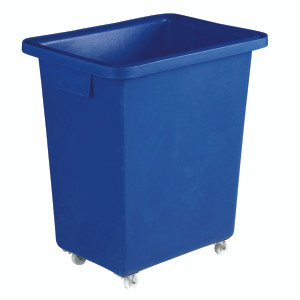 SBY12931 Bottle Skip 580X410X700mm 4X50mm Swivel Blue 328218 SBY12931 Bottle Skip 580X410X700mm 4X50mm Swivel Blue 328218