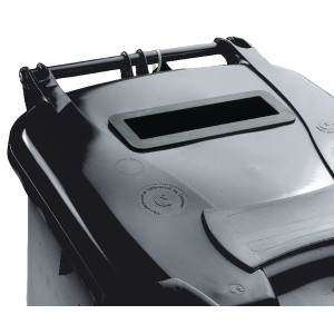 SBY22223 Confidential Waste Wheelie Bin 120 Litre Grey 377879 SBY22223 Confidential Waste Wheelie Bin 120 Litre Grey 377879