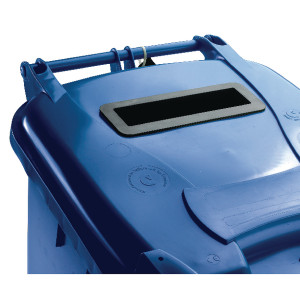SBY22229 Confidential Waste Wheelie Bin 240 Litre Blue 377892 SBY22229 Confidential Waste Wheelie Bin 240 Litre Blue 377892