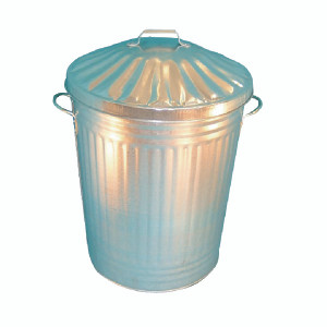 SBY14538 Galvanised Dustbin With Lid 90L 344197 SBY14538 Galvanised Dustbin With Lid 90L 344197