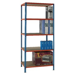 SBY22572 Standard Duty Painted Orange Shelf Unit Blue 378970 SBY22572 Standard Duty Painted Orange Shelf Unit Blue 378970
