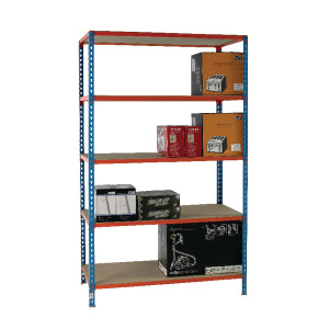 SBY22576 Standard Duty Painted Orange Shelf Unit Blue 378985 SBY22576 Standard Duty Painted Orange Shelf Unit Blue 378985