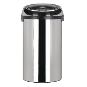 SBY06547 Touch Top Waste Bin 50 Litre Steel 311734 SBY06547 Touch Top Waste Bin 50 Litre Steel 311734