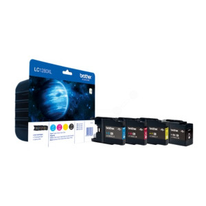 LC1280XLVALBP Brother LC-1280 XL BK C M Y LC-1280XLBK LC-1280XLC LC-1280XLM LC-1280XLY Multipack 4 Ink Cartridges High Capacity LC1280XLVALBP Brother LC-1280 XL BK C M Y LC-1280XLBK LC-1280XLC LC-1280XLM LC-1280XLY Multipack 4 Ink Cartridges High Capacity