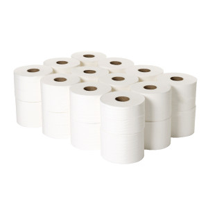 2W06439 2Work Micro Twin 2-Ply Toilet Roll 125m Pack 24 2W06439 2W06439 2Work Micro Twin 2-Ply Toilet Roll 125m Pack 24 2W06439