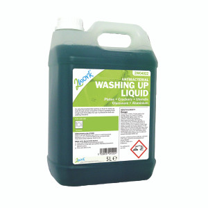 2W04022 2Work Antibacterial Washing Up Liquid 5 Litre 221 2W04022 2Work Antibacterial Washing Up Liquid 5 Litre 221
