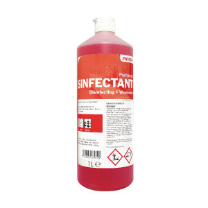 2W03970 2Work Disinfectant Washroom Cleaner Perfumed 1 Litre 898 2W03970 2Work Disinfectant Washroom Cleaner Perfumed 1 Litre 898