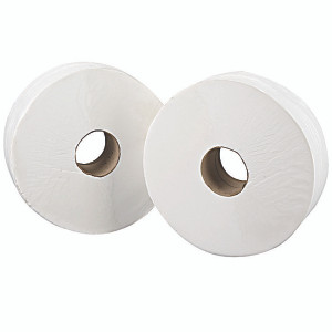 2W70203 2Work 2-Ply Jumbo Toilet Roll 76mm Core Pack 6 J27400VW 2W70203 2Work 2-Ply Jumbo Toilet Roll 76mm Core Pack 6 J27400VW
