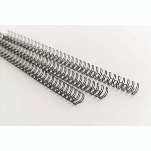 GB21842 GBC MultiBind A4 130 Sht Binding Wire 12mm Black Pack 100 IB165320