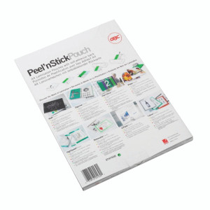 GB06739 GBC Peel Stick A4 Laminating Pouch Adhesive Pack 100 3747243 GB06739 GBC Peel Stick A4 Laminating Pouch Adhesive Pack 100 3747243