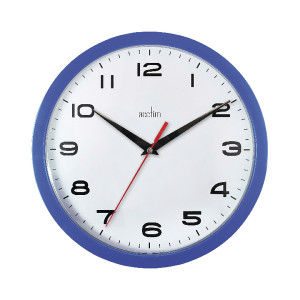 ANG92308 Acctim Aylesbury Wall Clock Blue 92 308 ANG92308 Acctim Aylesbury Wall Clock Blue 92 308