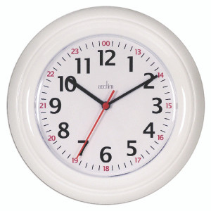 ANG21862 Acctim Wexham 24 Hour Plastic Wall Clock White 21862 ANG21862 Acctim Wexham 24 Hour Plastic Wall Clock White 21862