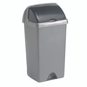 AG813417 Addis Roll Top Bin 50 Litre Metallic AG813417 AG813417 Addis Roll Top Bin 50 Litre Metallic AG813417