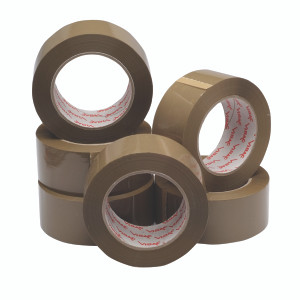 JF03909 Polypropylene Packaging Tape 50mmx132m Brown Pack 6 HP PB-480132-25 JF03909 Polypropylene Packaging Tape 50mmx132m Brown Pack 6 HP PB-480132-25