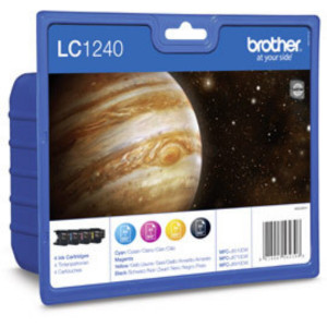 LC1240VALBP Brother LC-1240 BK C M Y LC-1240BK LC-1240C LC-1240M LC-1240Y Multipack 4 Ink Cartridges LC1240VALBP Brother LC-1240 BK C M Y LC-1240BK LC-1240C LC-1240M LC-1240Y Multipack 4 Ink Cartridges