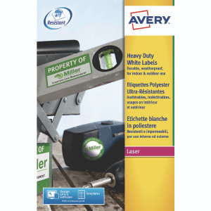 AV10532 Avery Laser Label Heavy Duty 14 Per Sheet White Pack 280 L7063-20 AV10532 Avery Laser Label Heavy Duty 14 Per Sheet White Pack 280 L7063-20