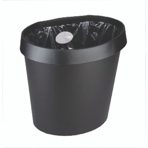 AV12979 Avery DTR Eco Waste Bin 18 Litre Black DR500BLK AV12979 Avery DTR Eco Waste Bin 18 Litre Black DR500BLK