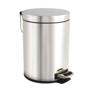CX05425 Stainless Steel Pedal Bin 5 Litre VOW PB 05 CX05425 Stainless Steel Pedal Bin 5 Litre VOW PB 05