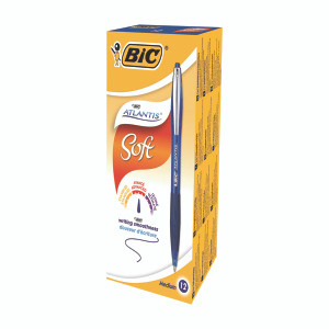BC30757 Bic Atlantis Premium Ballpoint Pen Medium Blue Pack 12 902132 BC30757 Bic Atlantis Premium Ballpoint Pen Medium Blue Pack 12 902132