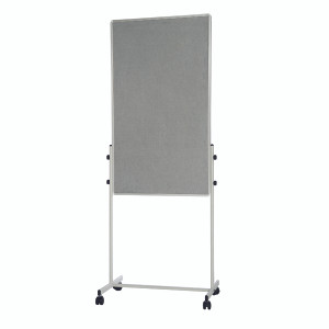 BQ50075 Bi-Office White Portable Duo Board Flipchart Easel EA4724075 BQ50075 Bi-Office White Portable Duo Board Flipchart Easel EA4724075