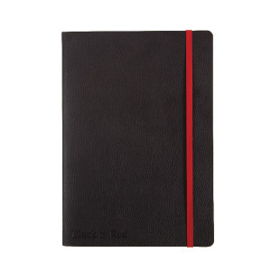 JD02312 Black n Red Soft Cover Notebook A5 Black 400051204 JD02312 Black n Red Soft Cover Notebook A5 Black 400051204