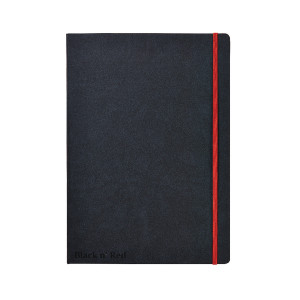 JD812000 Black n Red Casebound Hardback Notebook A4 Black 400038675 JD812000 Black n Red Casebound Hardback Notebook A4 Black 400038675