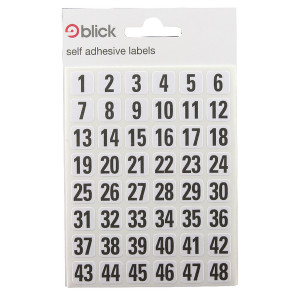 RS01625 Blick White Black 00-99 Labels 7mm x 13mm Pack 2880 RS016250 RS01625 Blick White Black 00-99 Labels 7mm x 13mm Pack 2880 RS016250