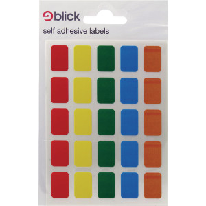 RS00625 Blick Coloured Labels in Bags 12x18mm 120 Per Bag Assorted Pack 2400 RS006251 RS00625 Blick Coloured Labels in Bags 12x18mm 120 Per Bag Assorted Pack 2400 RS006251