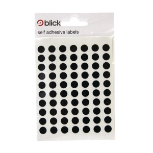RS00175 Blick Coloured Labels in Bags Round 8mm Dia 490 Per Bag Black Pack 9800 RS001751 RS00175 Blick Coloured Labels in Bags Round 8mm Dia 490 Per Bag Black Pack 9800 RS001751