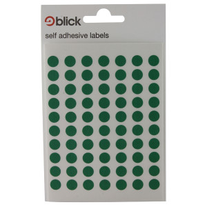 RS00265 Blick Coloured Labels in Bags Round 8mm Dia 490 Per Bag Green Pack 9800 RS002659 RS00265 Blick Coloured Labels in Bags Round 8mm Dia 490 Per Bag Green Pack 9800 RS002659
