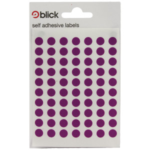 RS00305 Blick Coloured Labels in Bags Round 8mm Dia 490 Per Bag Purple Pack 9800 RS003052 RS00305 Blick Coloured Labels in Bags Round 8mm Dia 490 Per Bag Purple Pack 9800 RS003052