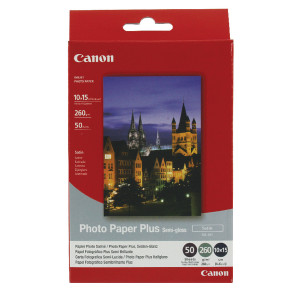CO40533 Canon Inkjet Photo Paper Plus 10x15cm 260gsm Semi-Gloss Pack 50 SG-201 1686B015 CO40533 Canon Inkjet Photo Paper Plus 10x15cm 260gsm Semi-Gloss Pack 50 SG-201 1686B015