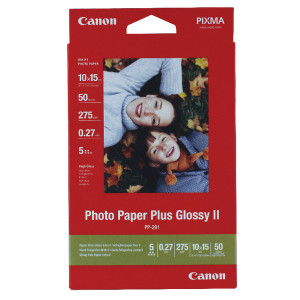 CO48419 Canon Inkjet Photo Paper Plus 10x15cm 260gsm Glossy Pack 50 PP-201 CO48419 Canon Inkjet Photo Paper Plus 10x15cm 260gsm Glossy Pack 50 PP-201