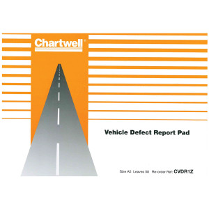 CHCVDR1 Exacompta Chartwell Vehicle Defect Report Pad CVDR1