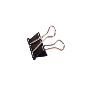 WS23081 Foldback Clip 32mm Black Pack 100 23081