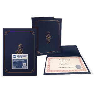 LX00910 Computer Craft Certificate Covers 290gsm Pack 5 Blue 13596 LX00910 Computer Craft Certificate Covers 290gsm Pack 5 Blue 13596