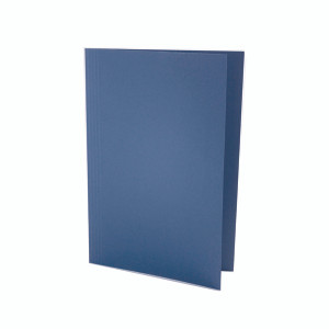 JT43203 Exacompta Guildhall Square Cut Folder Mediumweight Foolscap Blue Pack 100 FS250-BLUZ