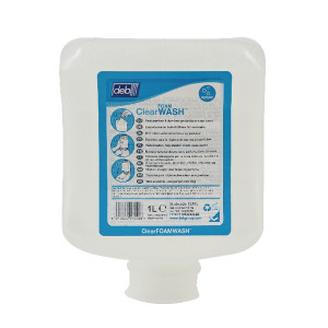DEB01458 Deb Refresh Clear FOAM Wash 1 Litre Cartridge Pack 6 CLR1L DEB01458 Deb Refresh Clear FOAM Wash 1 Litre Cartridge Pack 6 CLR1L