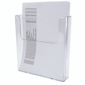 DF76491 Deflecto Flat Back Literature Holder A4 DE76401 DF76491 Deflecto Flat Back Literature Holder A4 DE76401