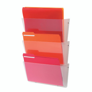 DF73601 Deflecto Linked Wall File Pocket A4 Pack 3 DE736YTCRY DF73601 Deflecto Linked Wall File Pocket A4 Pack 3 DE736YTCRY
