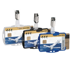DB80505 Durable Duo Security Pass Holder Clear Pack 25 8218 19 DB80505 Durable Duo Security Pass Holder Clear Pack 25 8218 19