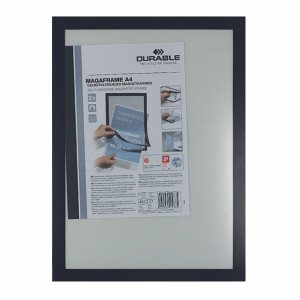 DB40487 Durable Self-Adhesive Duraframe A4 Black Pack 2 4872 01 DB40487 Durable Self-Adhesive Duraframe A4 Black Pack 2 4872 01