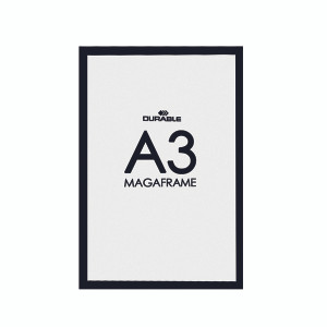DB40489 Durable Self-Adhesive Duraframe A3 Black Pack 2 4873 01 DB40489 Durable Self-Adhesive Duraframe A3 Black Pack 2 4873 01