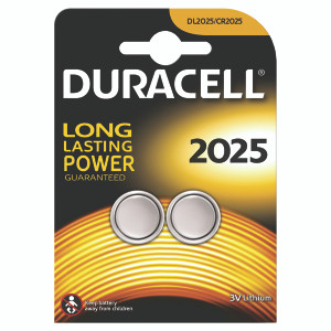 DU20390 Duracell DL2025 3V Lithium Button Battery Pack 2 75072667 DU20390 Duracell DL2025 3V Lithium Button Battery Pack 2 75072667