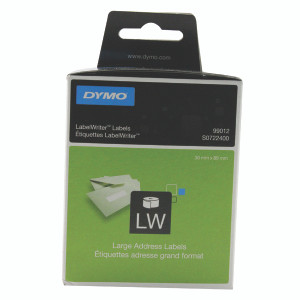ES99012 Dymo 99012 LabelWriter Large Address Labels 36 x 89mm White S0722400 ES99012 Dymo 99012 LabelWriter Large Address Labels 36 x 89mm White S0722400