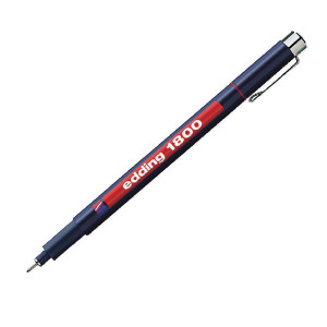 ED180001BK Edding 1800 Profipen Technical Pen Ultra Fine Black Pack 10 1800-0 1-001 ED180001BK Edding 1800 Profipen Technical Pen Ultra Fine Black Pack 10 1800-0 1-001