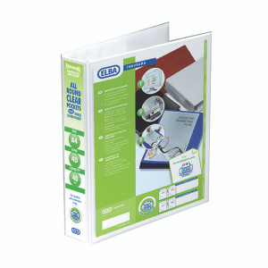 BX00160 Elba Panorama 40mm 4 D-Ring Presentation Binder A4 White Pack 10 400001300 BX00160 Elba Panorama 40mm 4 D-Ring Presentation Binder A4 White Pack 10 400001300