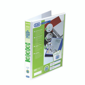 BX06530 Elba Panorama 25mm 4 D-Ring Presentation Binder A4 White 400008416 BX06530 Elba Panorama 25mm 4 D-Ring Presentation Binder A4 White 400008416