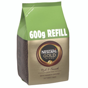 NL36874 Nescafe Gold Blend 600g Refill Makes approx 333 cups 12226527 NL36874 Nescafe Gold Blend 600g Refill Makes approx 333 cups 12226527