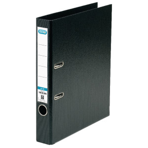 BX145110 Elba 50mm Lever Arch File Plastic A4 Black 1451-10 BX145110 Elba 50mm Lever Arch File Plastic A4 Black 1451-10